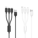 HOCO X74 3-in-1 USB Charging Cable in habib mobile