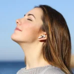 Hoco EW69 True wireless ANC+ENC noise cancelling BT headset - Image 2