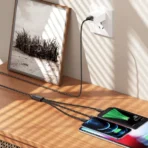 HOCO X74 3-in-1 USB Charging Cable - Image 2